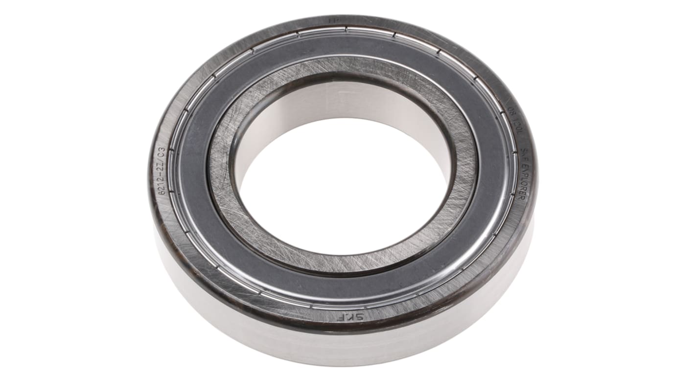 SKF 6212-2Z/C3 Single Row Deep Groove Ball Bearing- Both Sides Shielded 60mm I.D, 110mm O.D