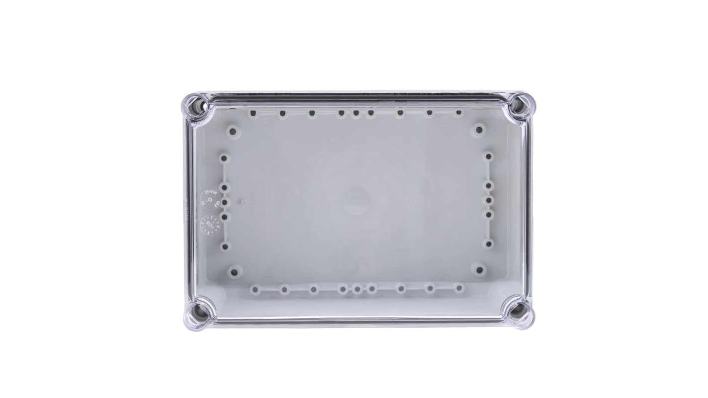 Contenitore Fibox in Policarbonato 280 x 190 x 130mm, col. Grigio, IP67