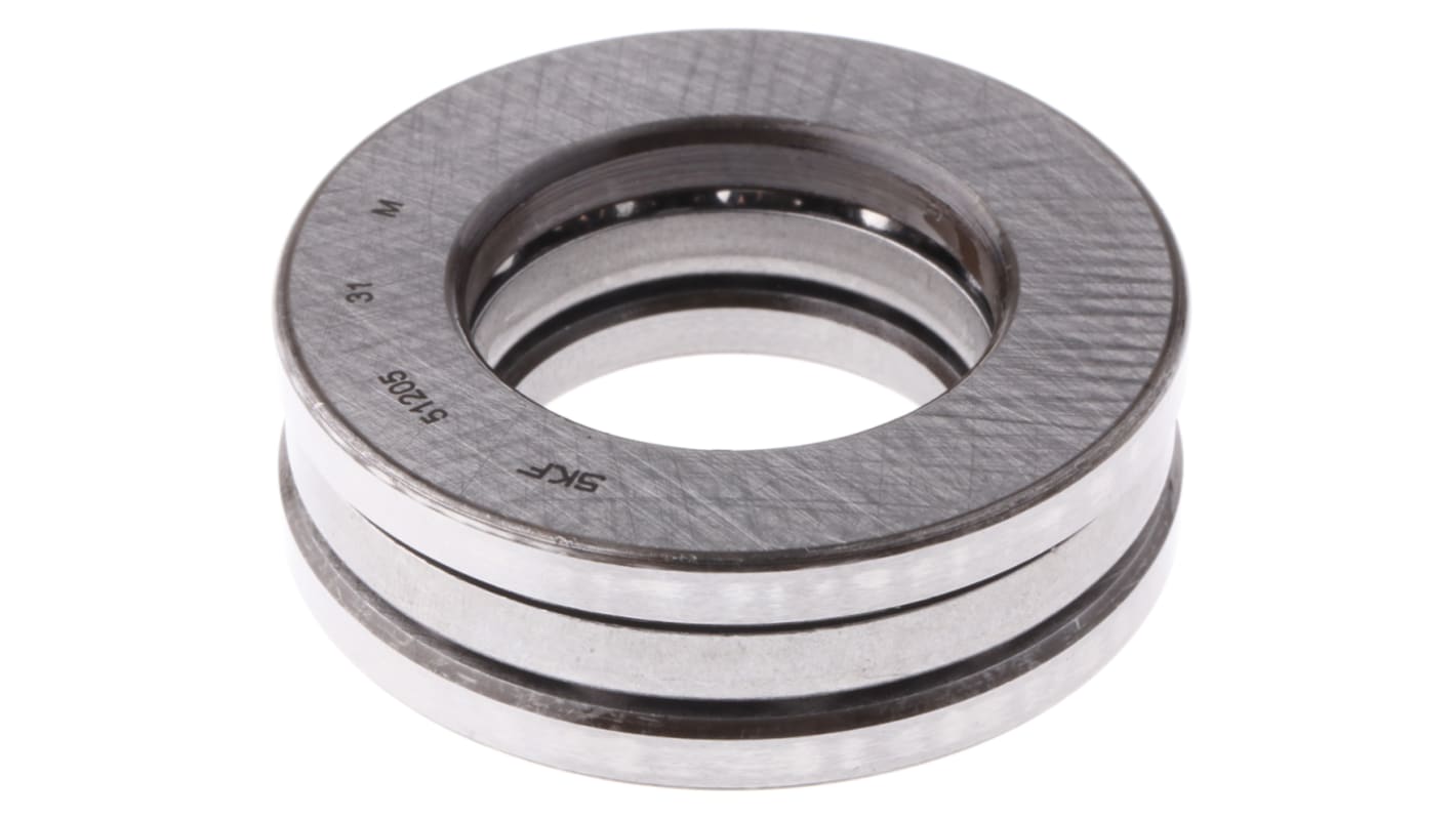Cuscinetto a sfera Cuscinetti a sfere reggispinta SKF in Acciaio, Ø int. 25mm, Ø est. 47mm, Largh. guida 15mm