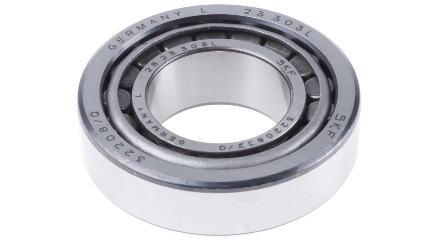 Cuscinetto a rullo SKF, Ø int. 40mm, Ø est. 80mm, guida larga 24.75mm