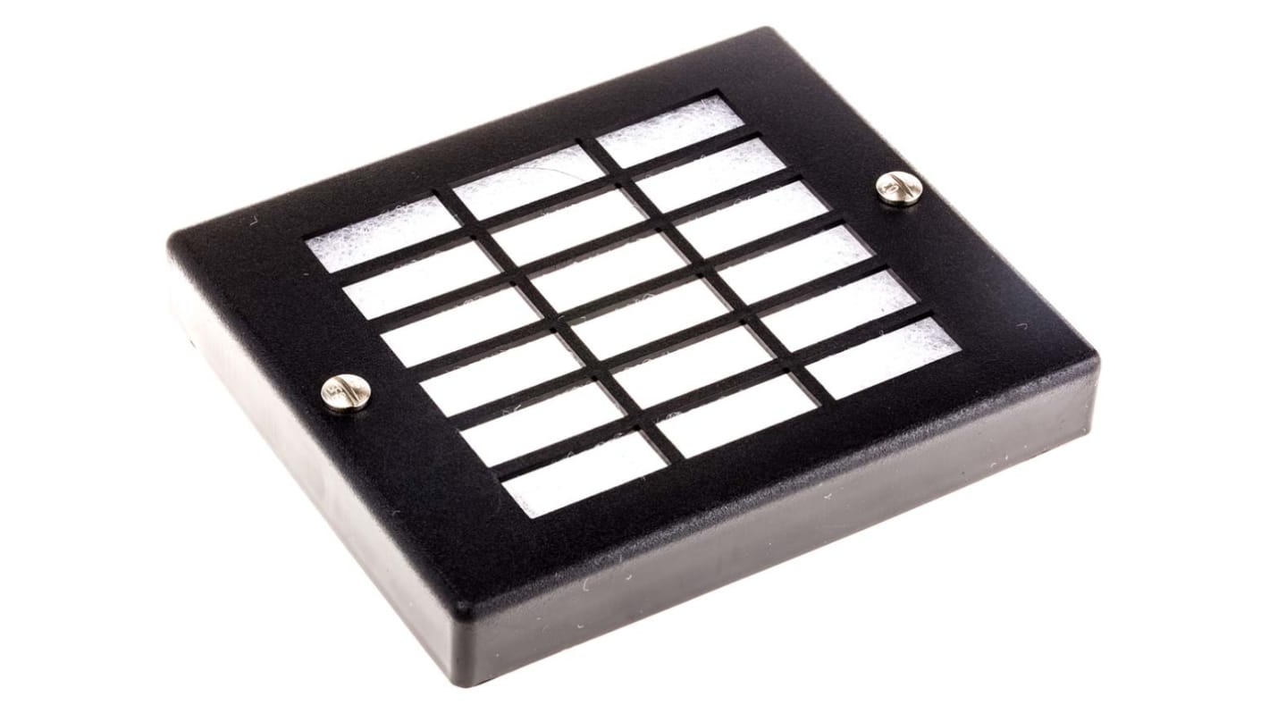 ebm-papst Fan Filter for 80mm Fans, PC, Synthetic Fibre Filter, Steel Frame, 125 x 105mm