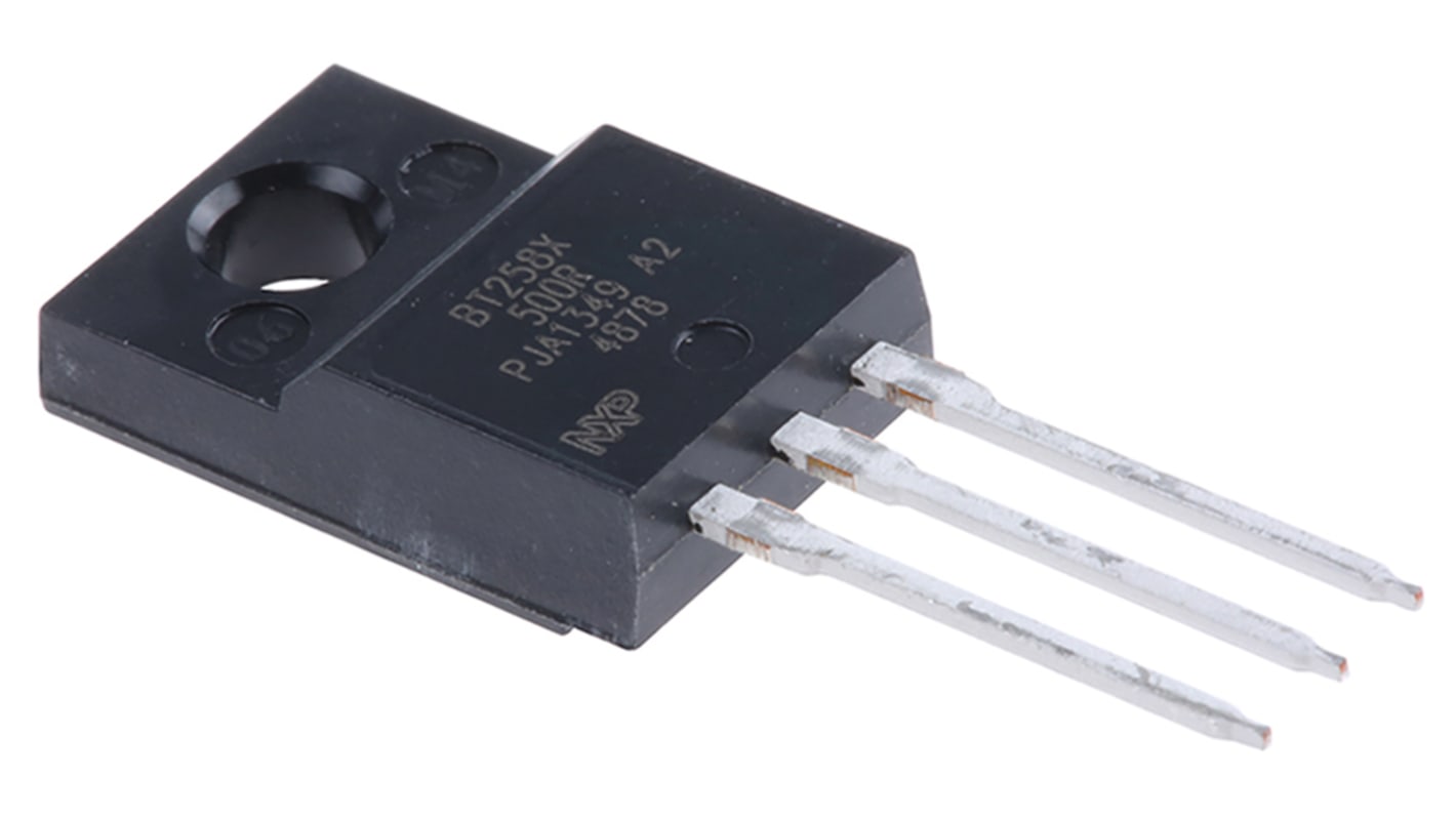 WeEn Semiconductors Co., Ltd 可控硅, SCR, TO-220F, 通孔安装, 最大栅极触发电流0.2mA