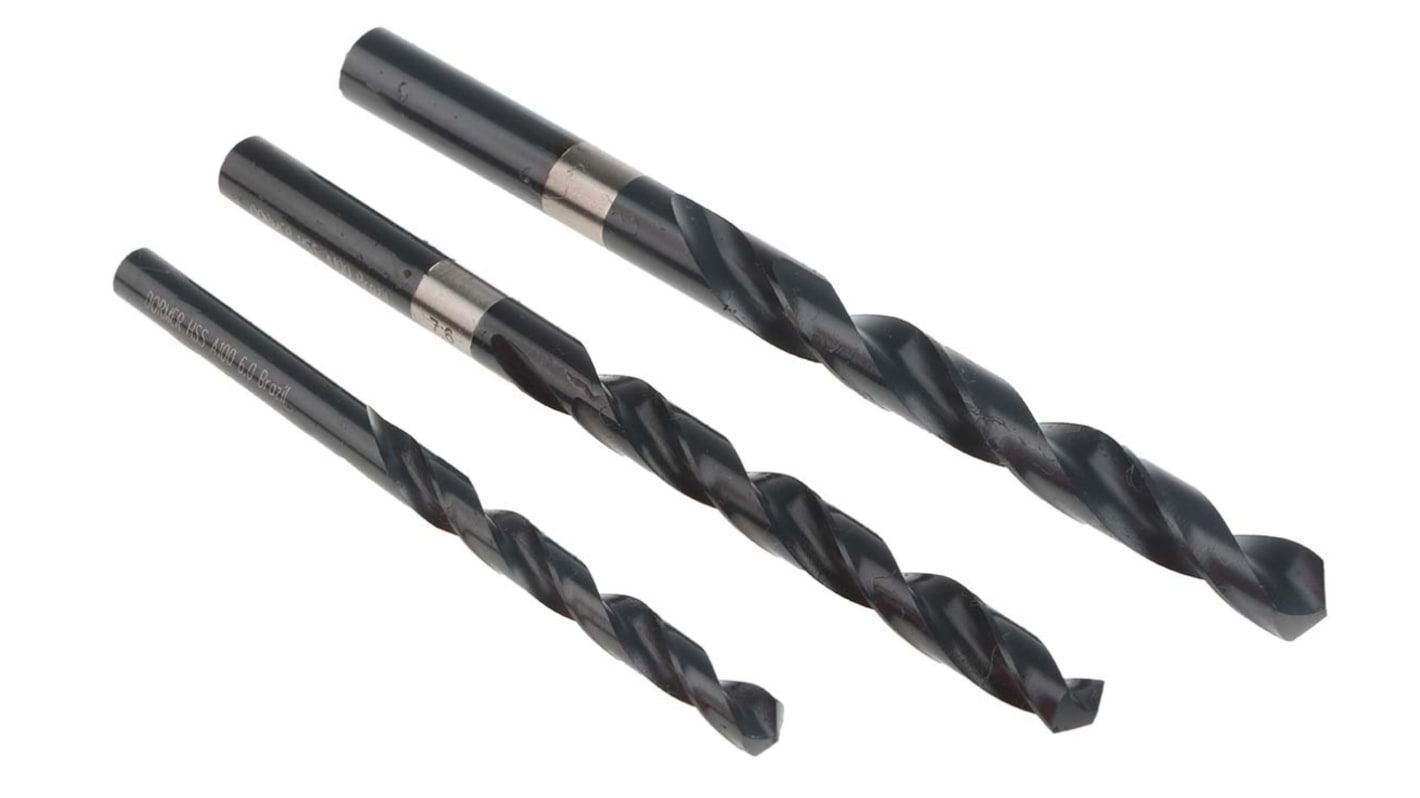 Dormer 41-Piece Twist Drill Bit Set for Multi-Material, 10mm Max, 6mm Min, HSS Bits