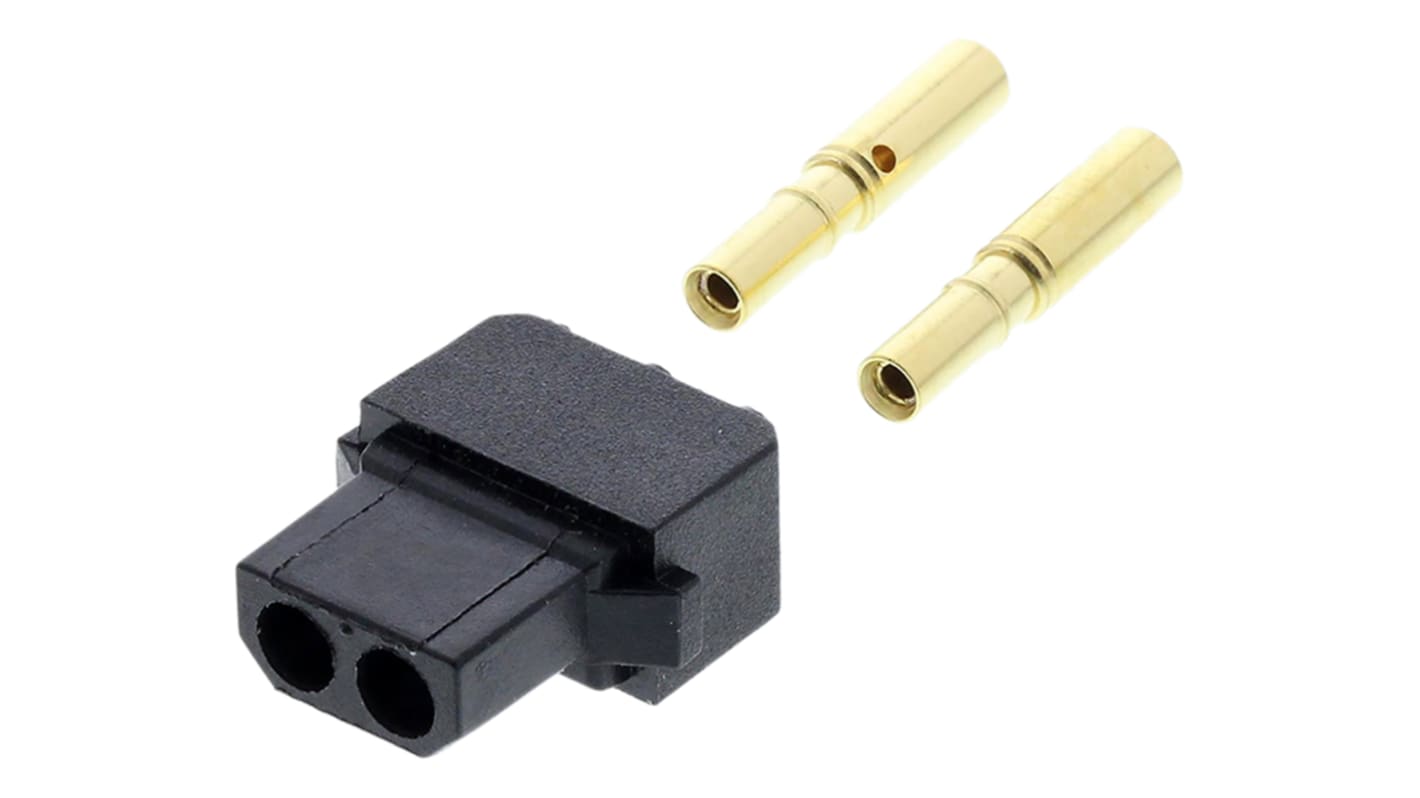 HARWIN Datamate Connector Kit Containing 2 way SIL Female Shell, Crimps