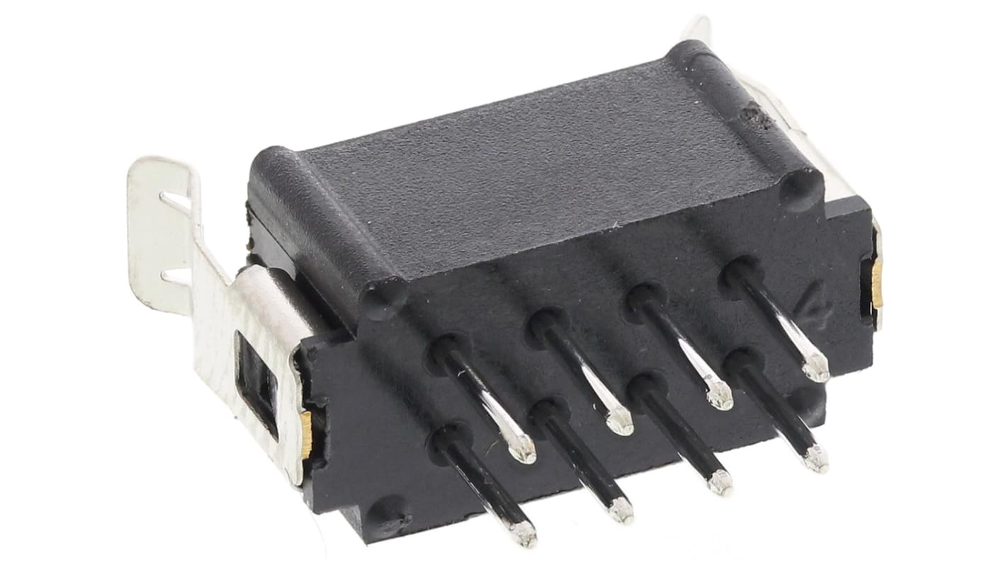 HARWIN Datamate L-Tek Series Straight Through Hole PCB Header, 8 Contact(s), 2.0mm Pitch, 2 Row(s), Shrouded