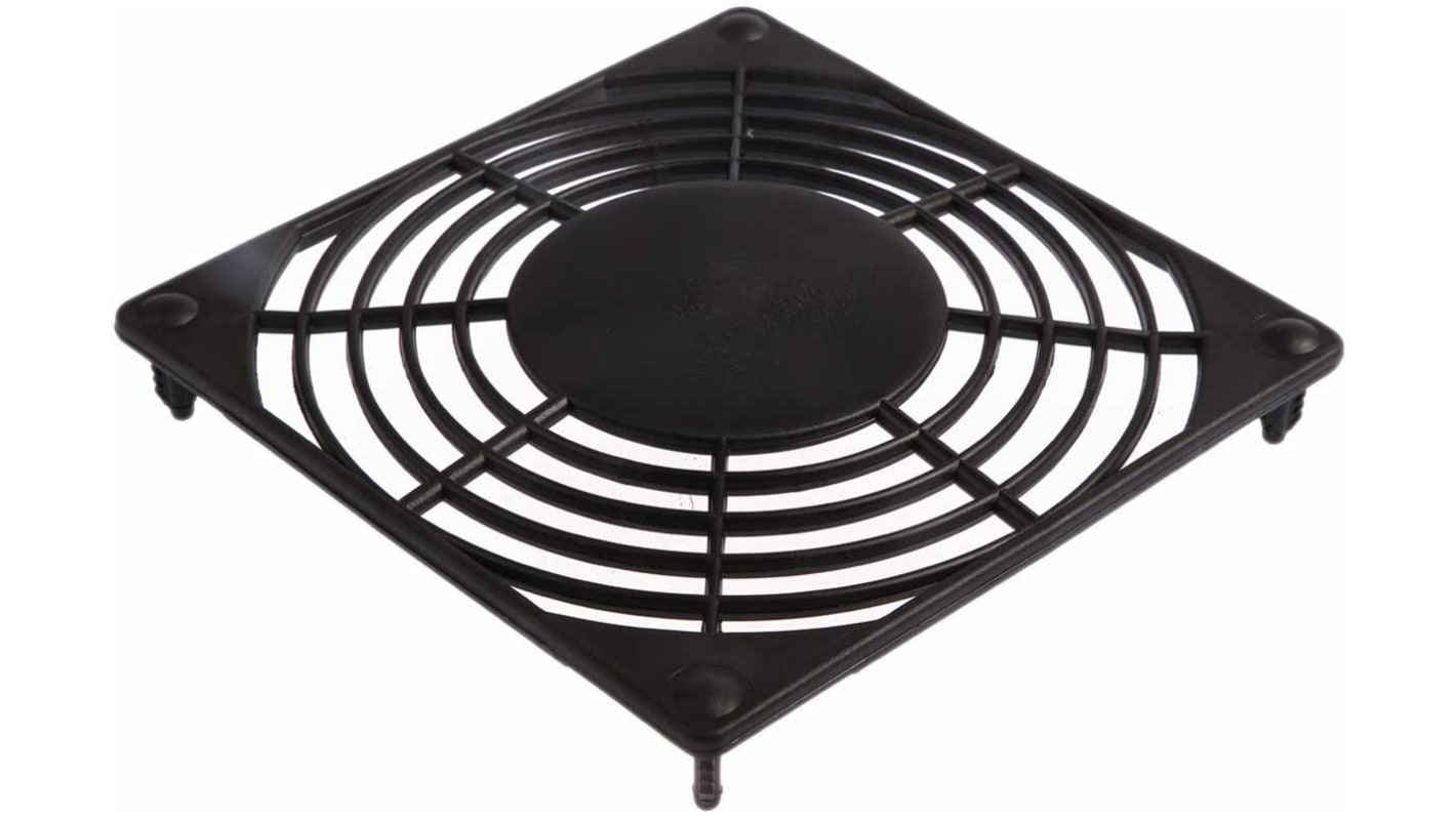 ebm-papst Plastic Finger Guard for 92mm Fans, 82.5mm Hole Spacing, 92 x 92mm