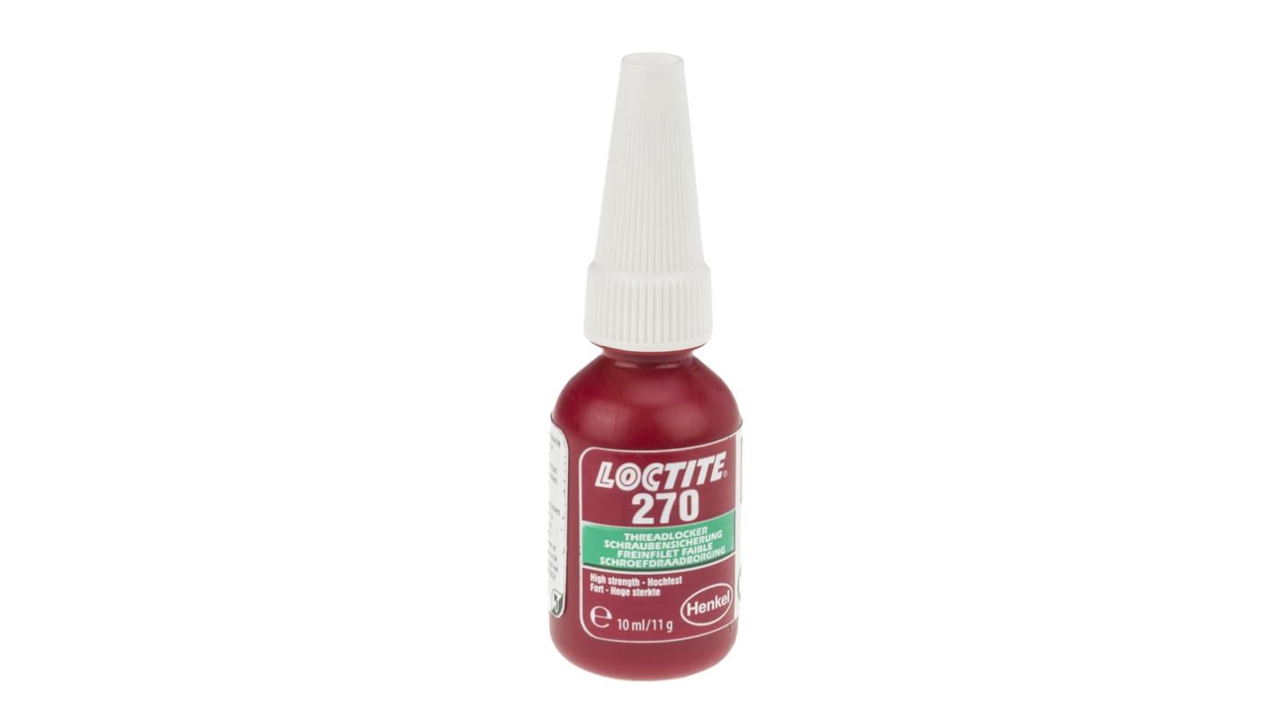 Loctite Loctite 270 Green Thread lock, 10 ml, 24 h Cure Time