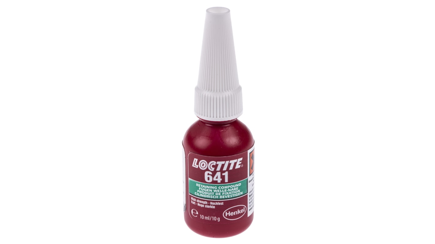 Loctite Loctite 641 Medium Strength, Retaining Compound Liquid Bottle 10 ml, -55 → +150 °C