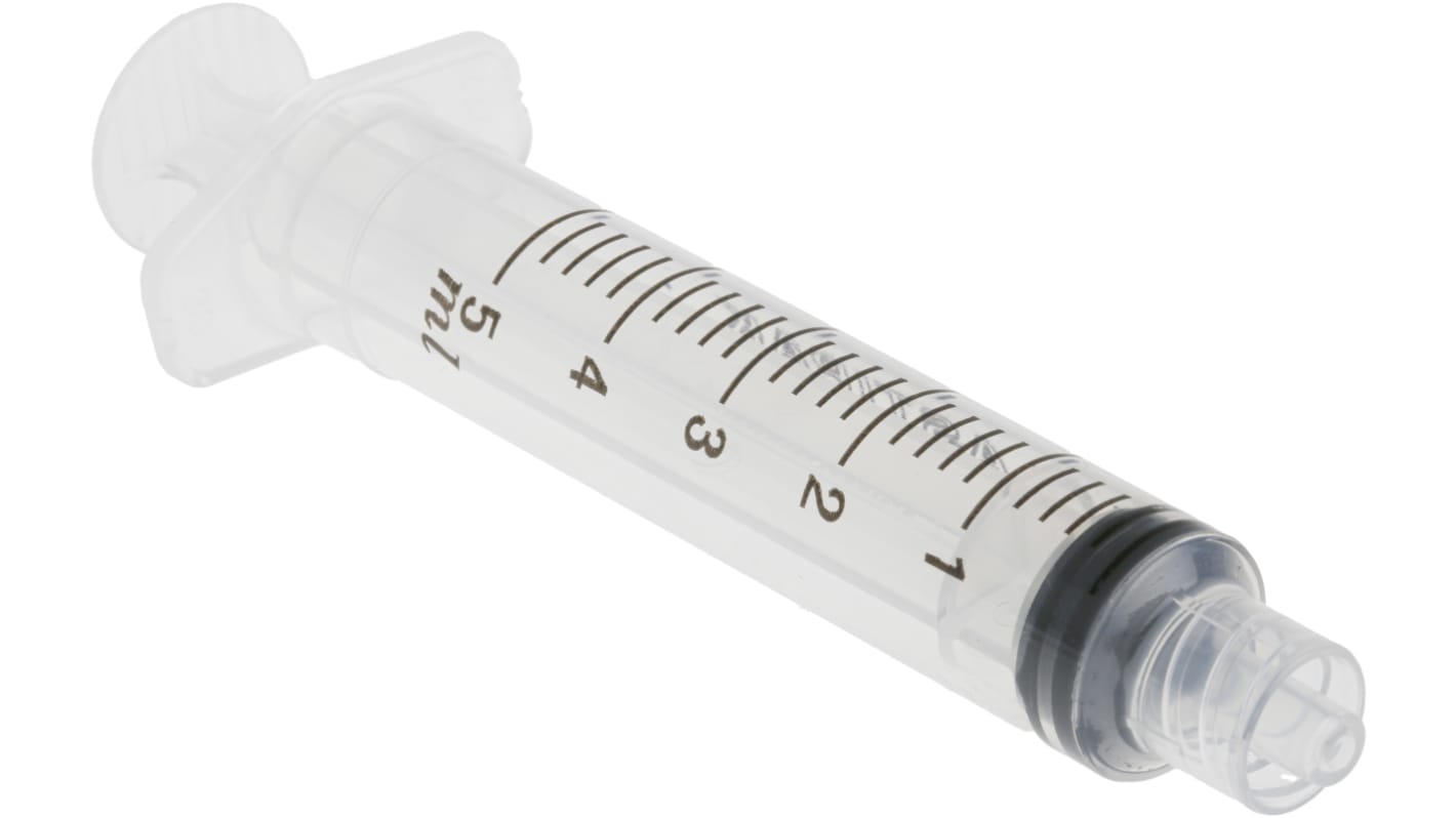 RS PRO 5ml Plastic Syringe