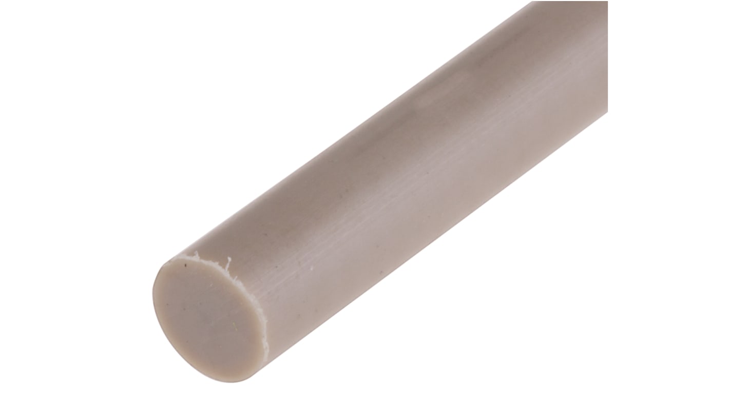 RS PRO Beige Polyetheretherketone PEEK Rod, 300mm x 6mm Diameter