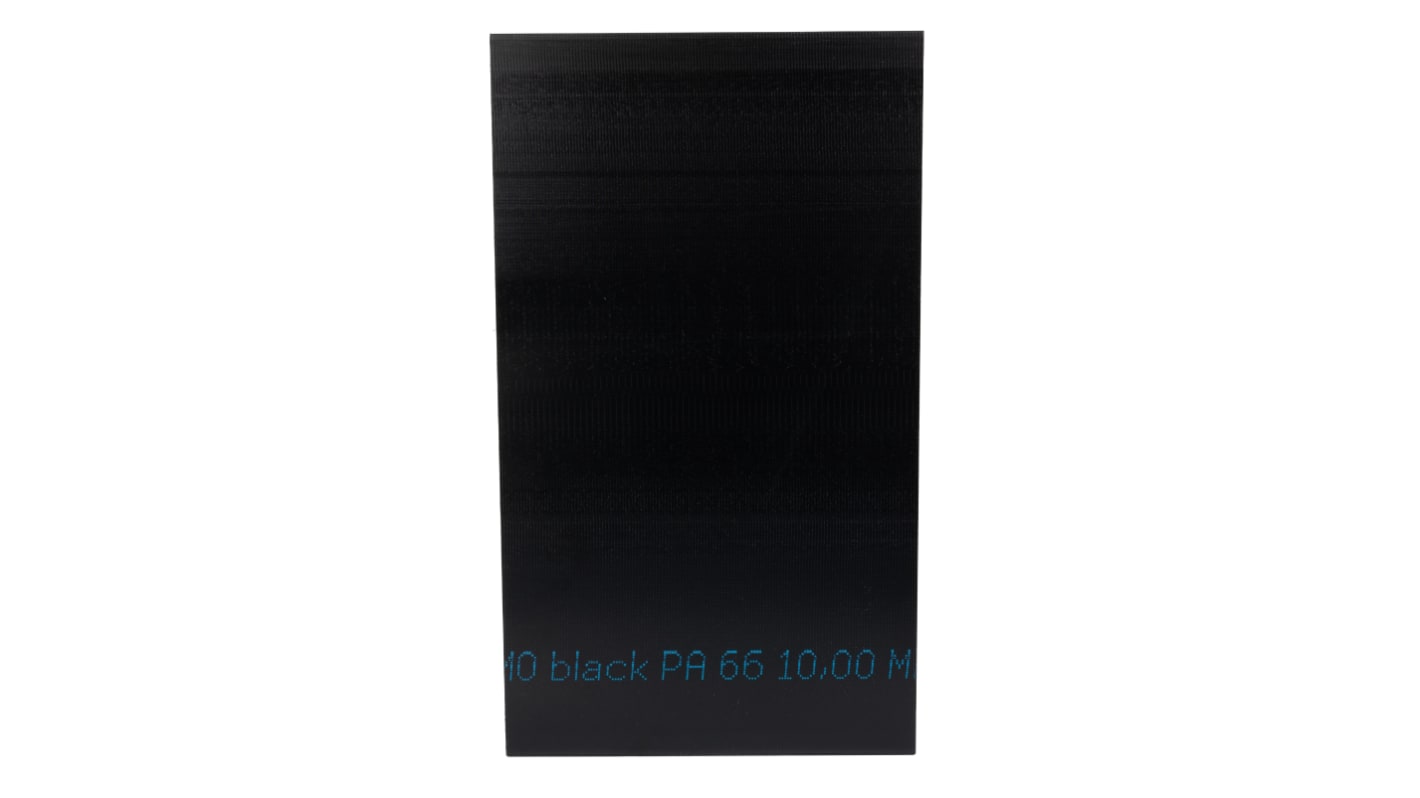 RS PRO Black Plastic Sheet, 500mm x 300mm x 10mm