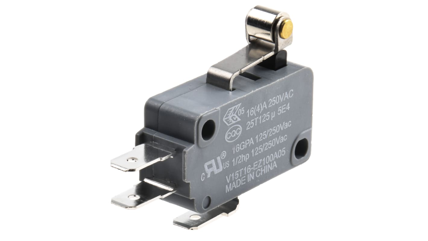 Łącznik Micro z krótką dźwignią z rolką Honeywell SPDT