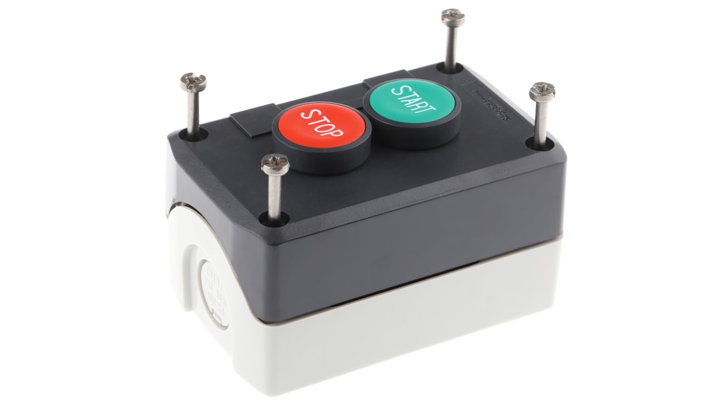 Bouton-poussoir encastré Schneider Electric série Harmony XALD Polycarbonate IP66, IP67, IP69K Retour par ressort