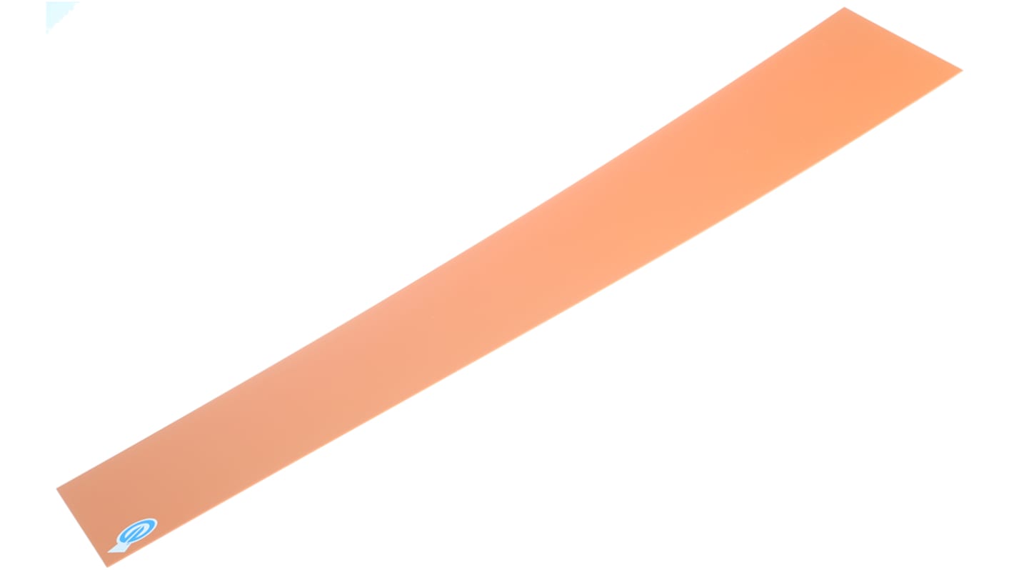 Coral Vinyl Plastic Shim, 20in x 5in x 0.762mm