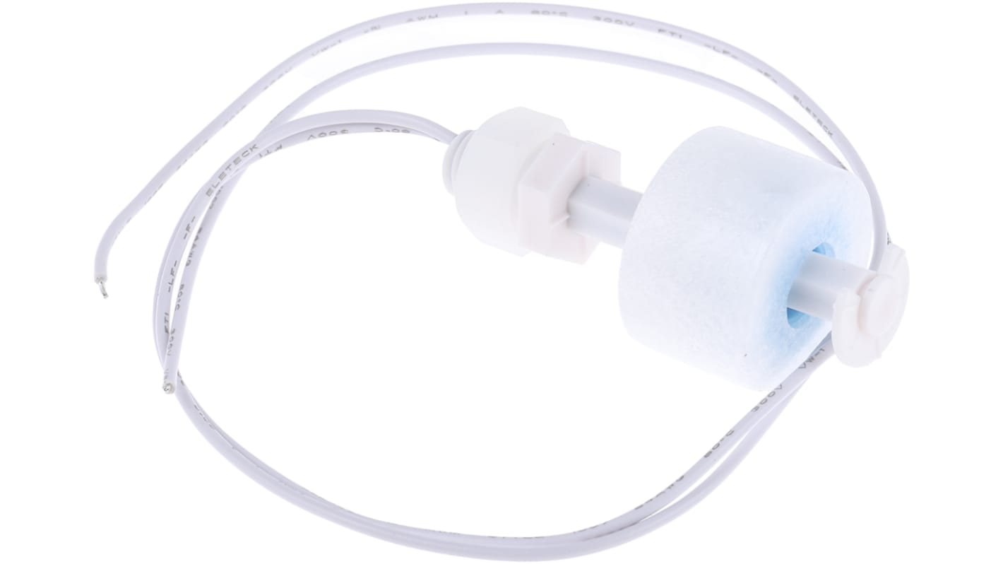 Interruttore a galleggiante RS PRO, in Polipropilene, montaggio Verticale, Carico diretto, 1bar