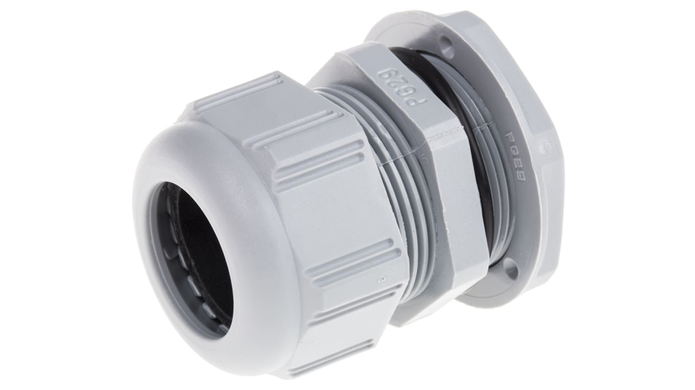 Legrand Grey Polyamide Cable Gland, PG29 Thread, 18mm Min, 25mm Max, IP68