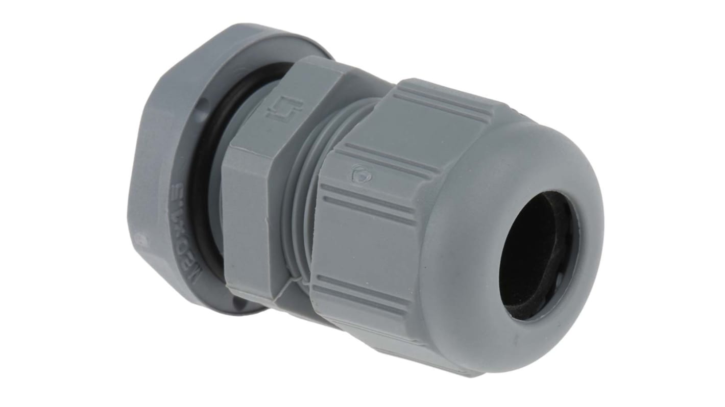 Legrand Grey Polyamide Cable Gland, M20 Thread, 6mm Min, 12mm Max, IP68