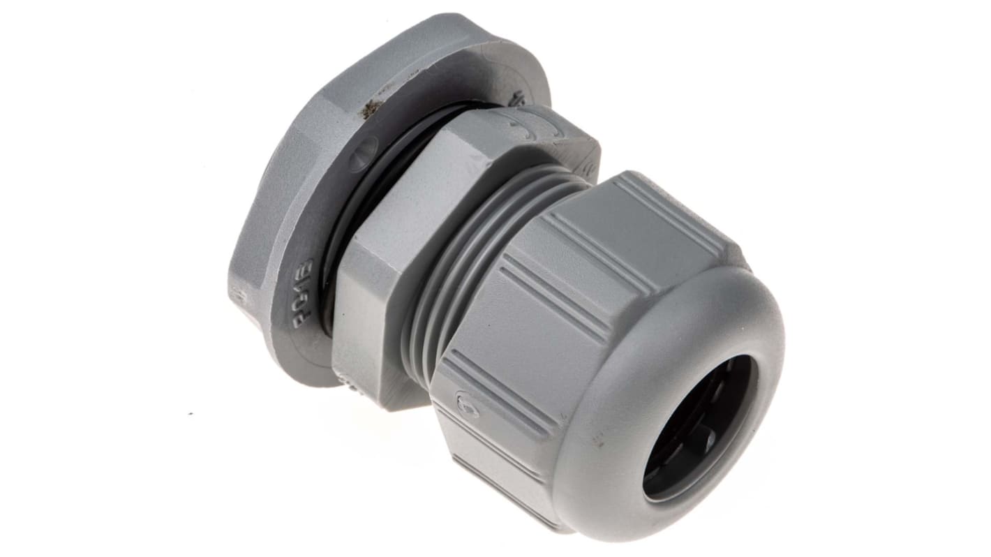 Legrand Grey Polyamide Cable Gland, PG16 Thread, 10mm Min, 14mm Max, IP68