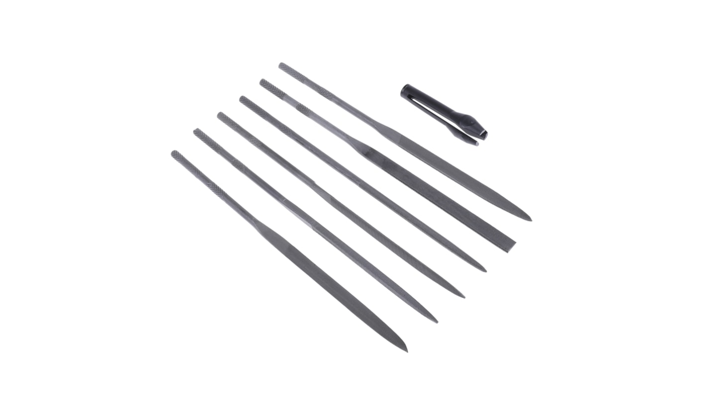 RS PRO 160mm, Second Cut Needle File Set