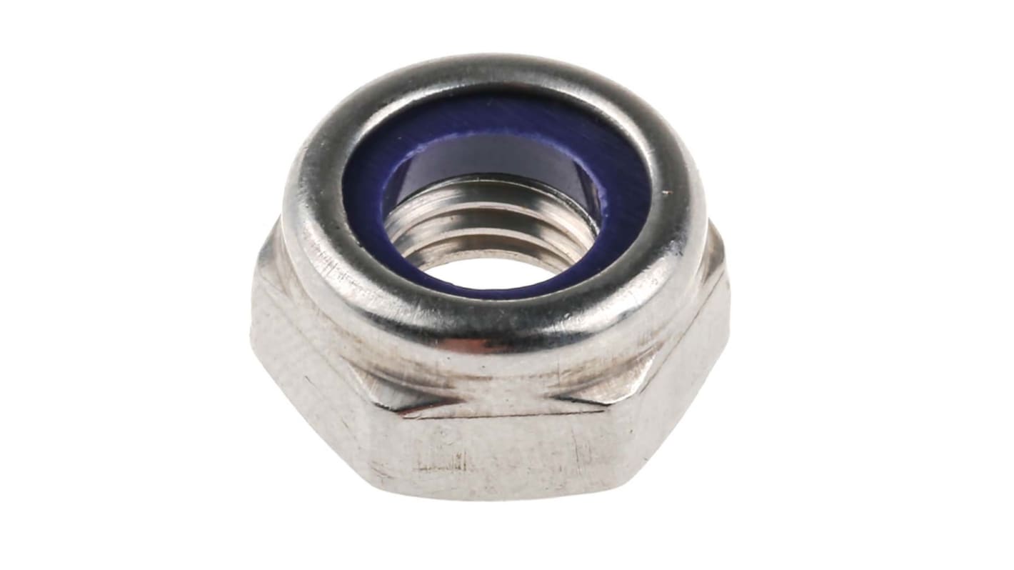 RS PRO Stainless Steel Lock Nut, DIN 985, M10