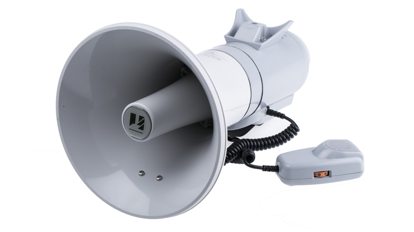 TOA 灰色扩音器, 15 W, 肩挎式