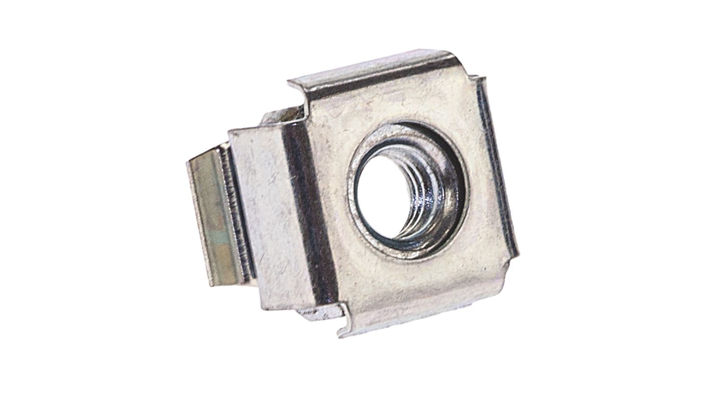 RS PRO Käfigmutter M5 13.72mm Stahl Verzinkt für Tafelstärken von 1.7mm - 2.6mm