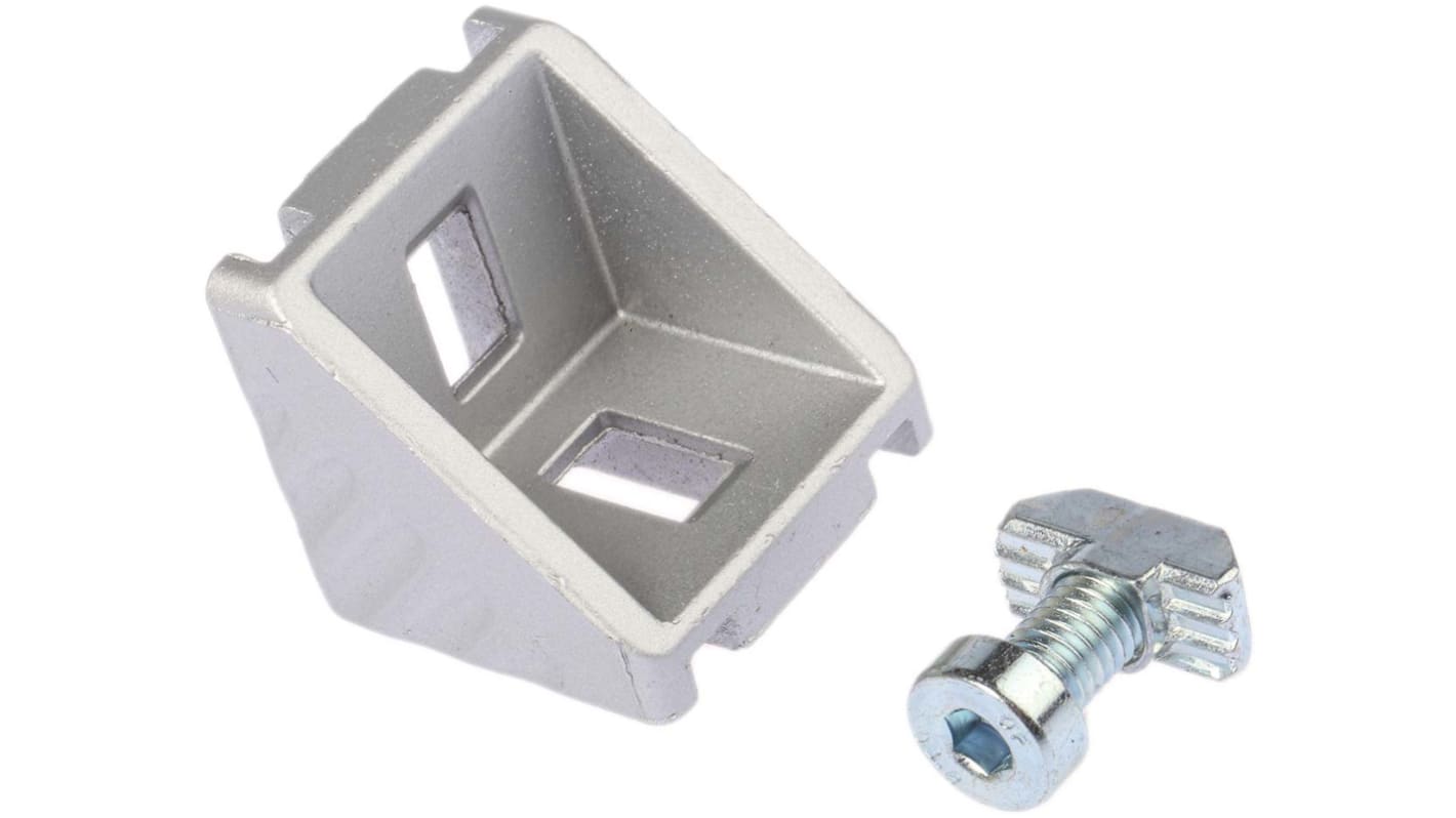 Bosch Rexroth M6 Angle Bracket, Connecting Component, Strut Profile 30 mm, Groove Size 8mm