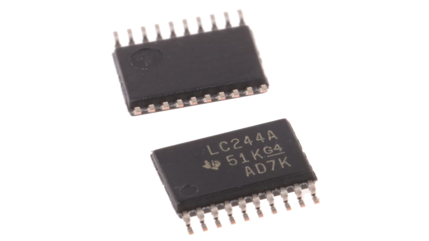 Texas Instruments 缓冲器和线路驱动器 IC, LVC逻辑, 20针, 贴片安装, TSSOP封装