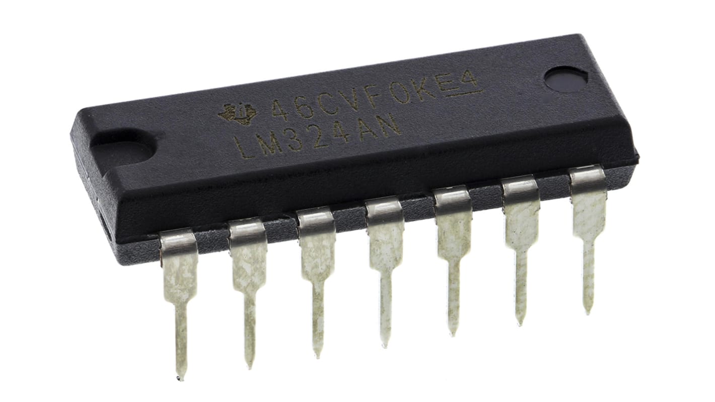 Porte logique Traversant Texas Instruments NAND Quadruple PDIP, 14 broches