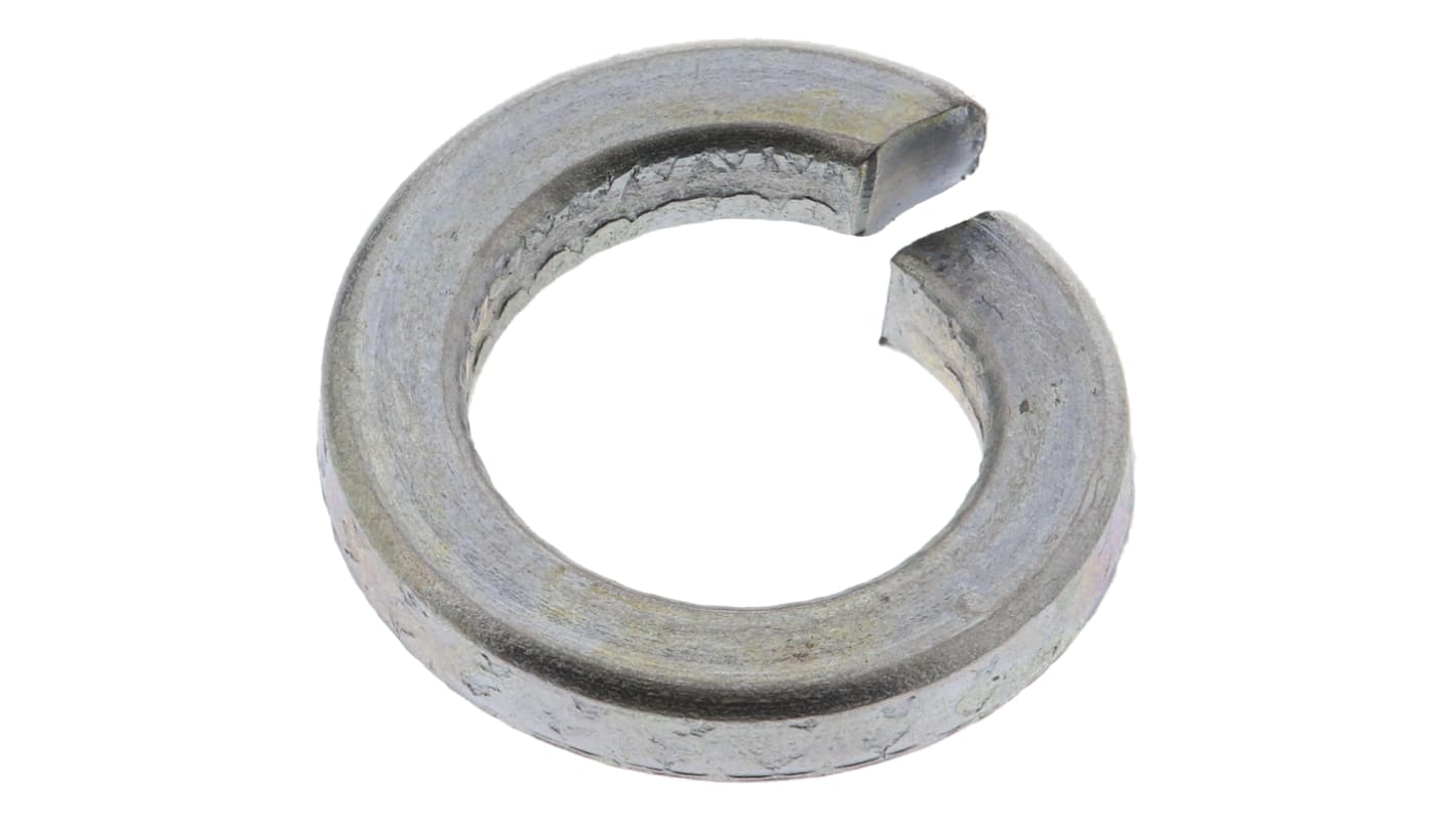 RS PRO Bright Zinc Plated Steel Locking Washers, M4, DIN 7980