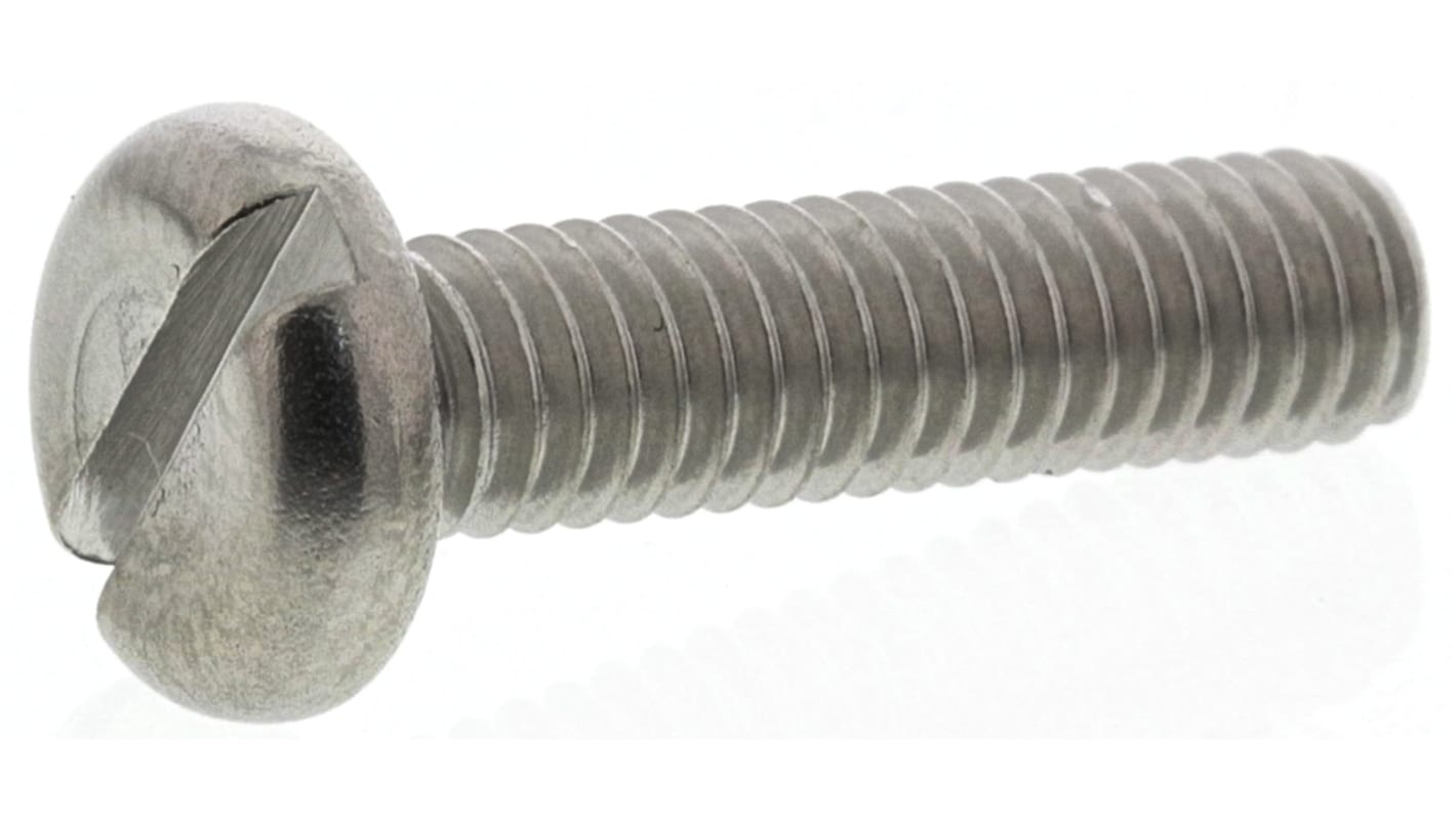 Śruby maszynowe M4 łeb z łbem walcowym soczewkowym Stal nierdzewna długość 16.0mm skok 0.70mm