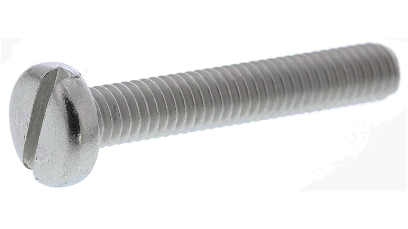 Śruby maszynowe M4 łeb z łbem walcowym soczewkowym Stal nierdzewna długość 25.0mm skok 0.70mm
