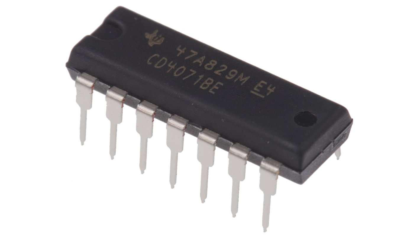 Gate logico Quad OR Texas Instruments, 3 V → 18 V, 14 Pin, PDIP