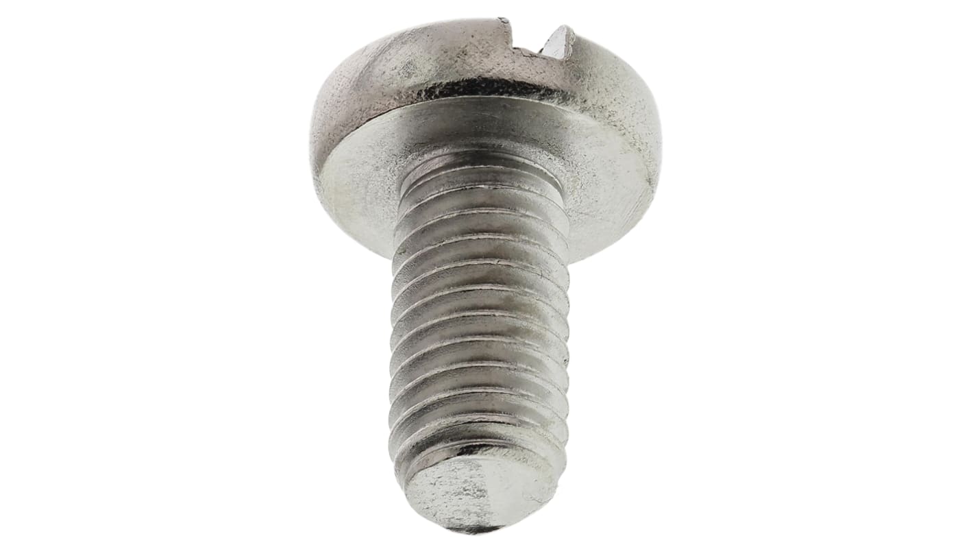 Śruby maszynowe M6 łeb z łbem walcowym soczewkowym Stal nierdzewna długość 12.0mm skok 1.0mm
