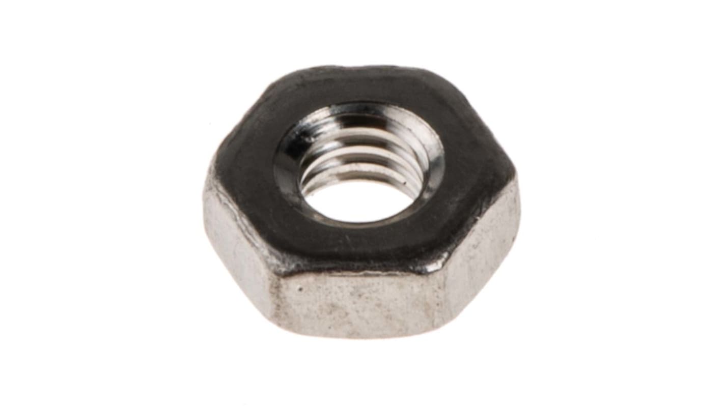 RS PRO Stainless Steel, Hex Nut, M2.5