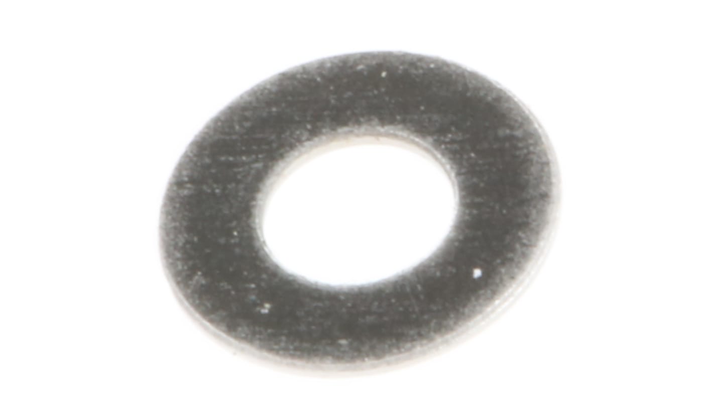 Stainless Steel Plain Washer, 0.3mm Thickness, M2 (Form A), A2 304