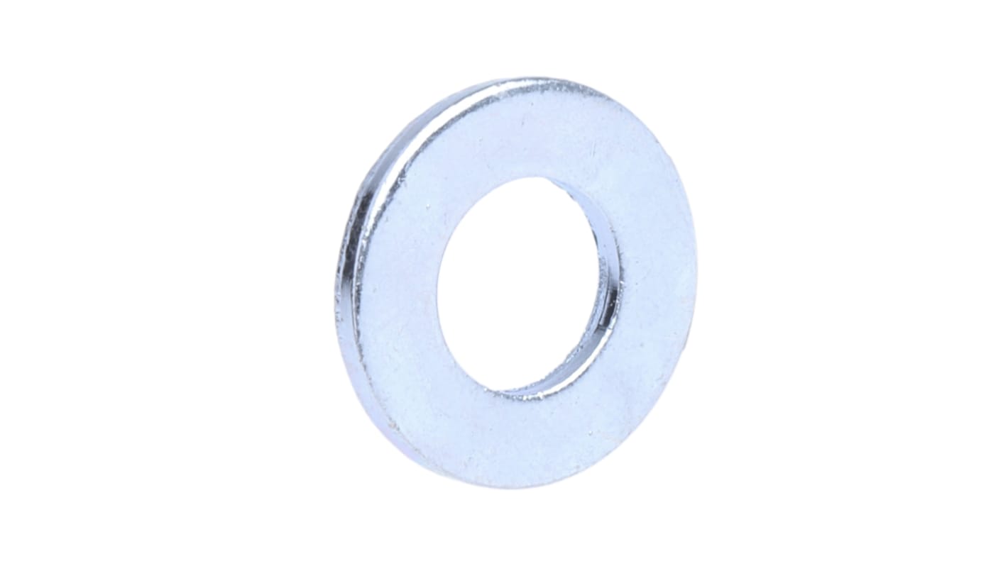 Bright Zinc Plated Steel Plain Washers, M8, DIN 125A