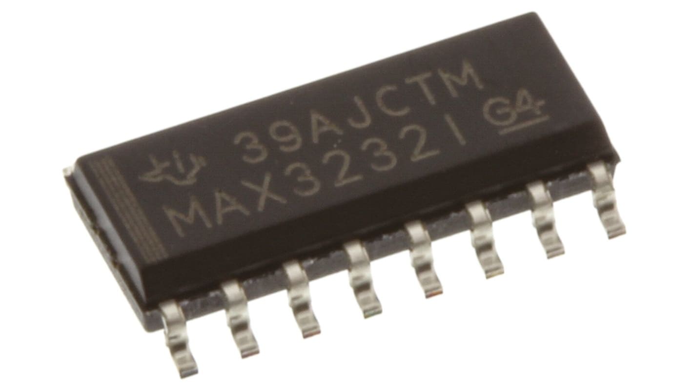 Texas Instruments MAX3232ID Line Transceiver, 16-Pin SOIC