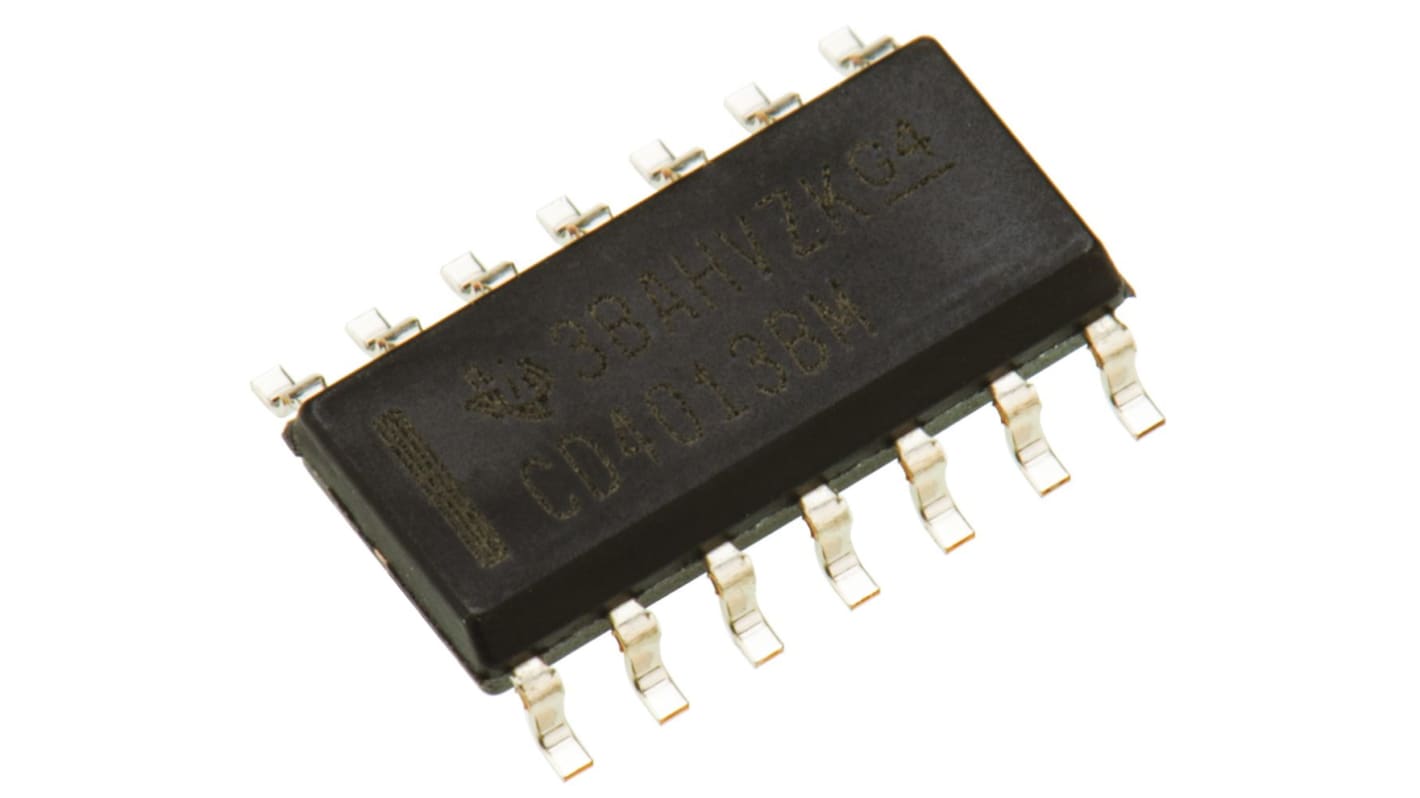 Texas Instruments D型触发器芯片, 上升沿触发, 每片芯2元件, 差分输出, 反相，非反相, 14针, SOIC, 贴片安装