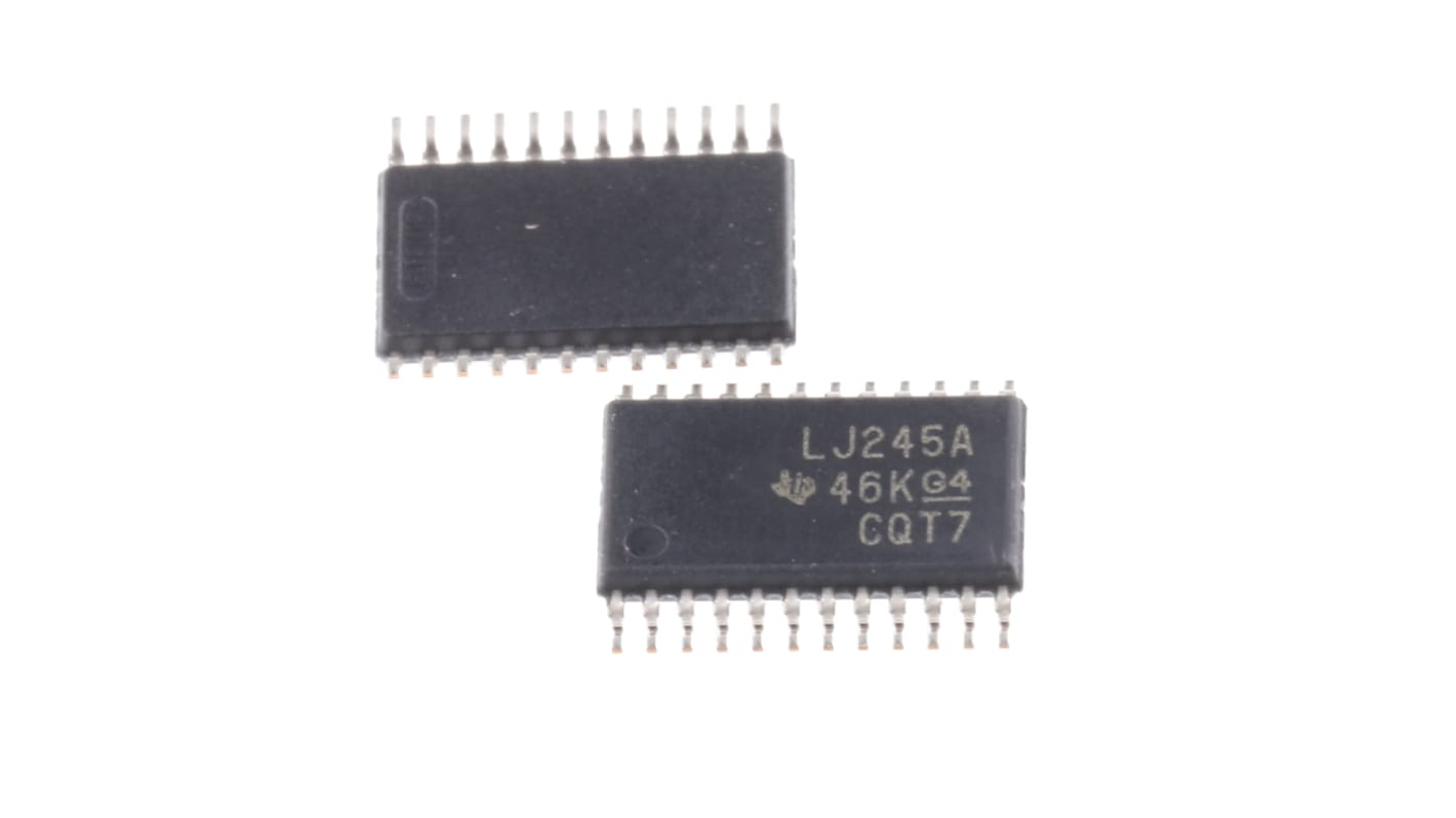 Transceiver de bus LVC, TSSOP, CMS, 8 bits, 24 broches