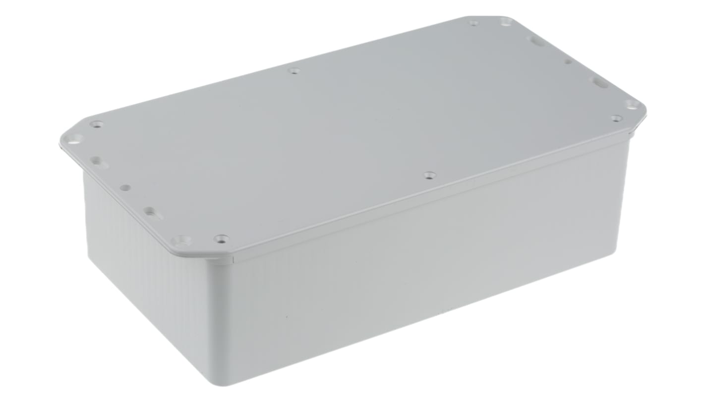 CAMDENBOSS Series 2000 Series Grey ABS Enclosure, IP65, Flanged, Grey Lid, 210 x 110 x 60mm