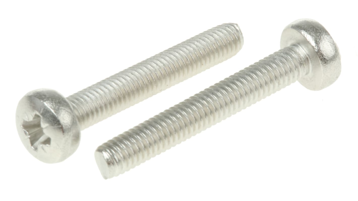 Śruby maszynowe M3 łeb z łbem walcowym soczewkowym Stal nierdzewna długość 20.0mm skok 0.50mm
