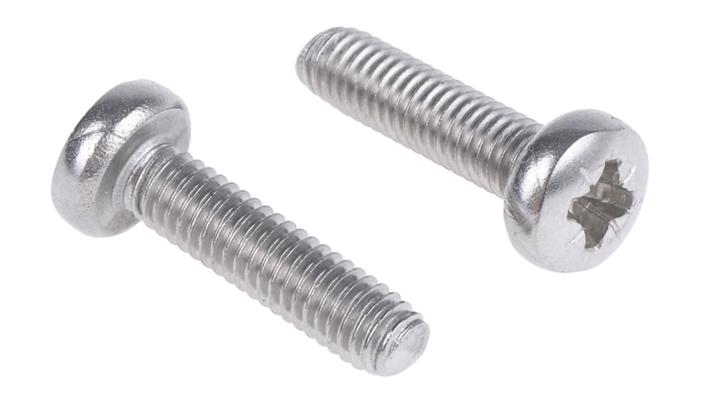 Śruby maszynowe M4 łeb z łbem walcowym soczewkowym Stal nierdzewna długość 16.0mm skok 0.70mm