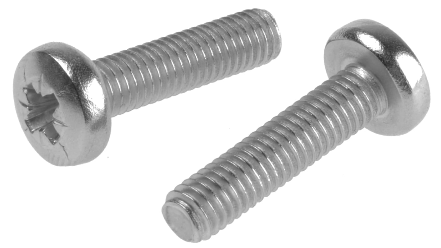 Śruby maszynowe M5 łeb z łbem walcowym soczewkowym Stal nierdzewna długość 20.0mm skok 0.80mm