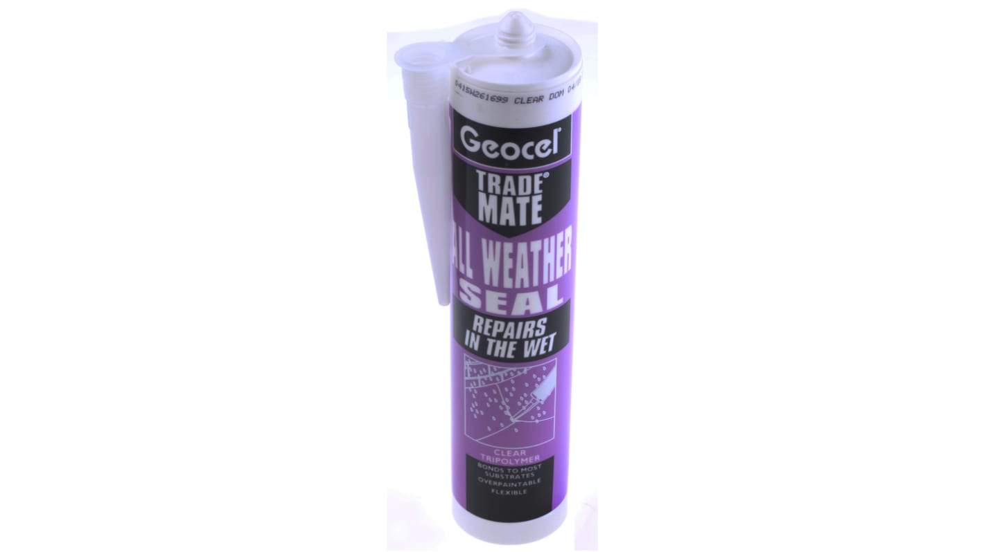 Geocel All Weather Seal Transparent Sealant Paste 310 ml Cartridge