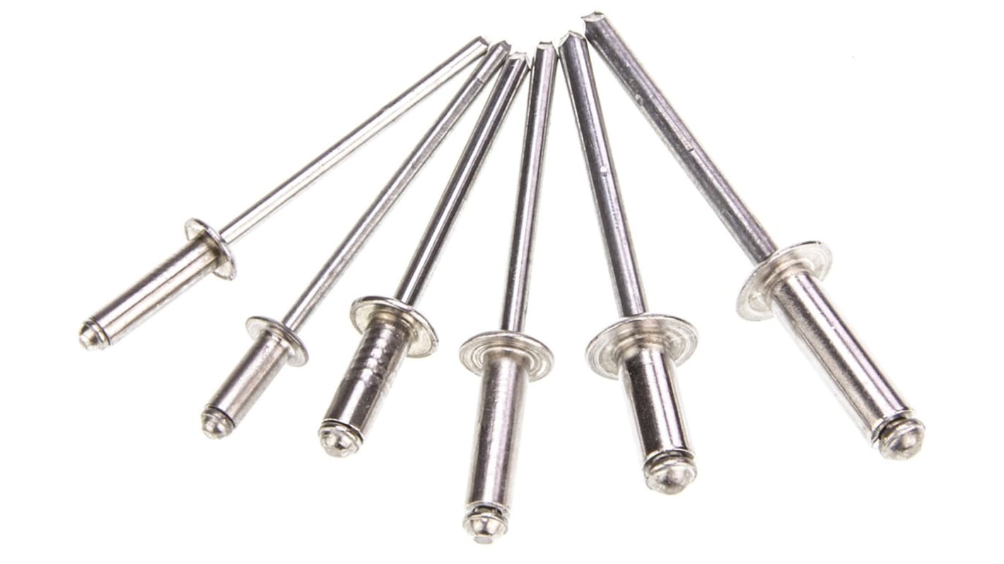 Mapa Plain Steel Blind Rivet Set, 1600 pieces