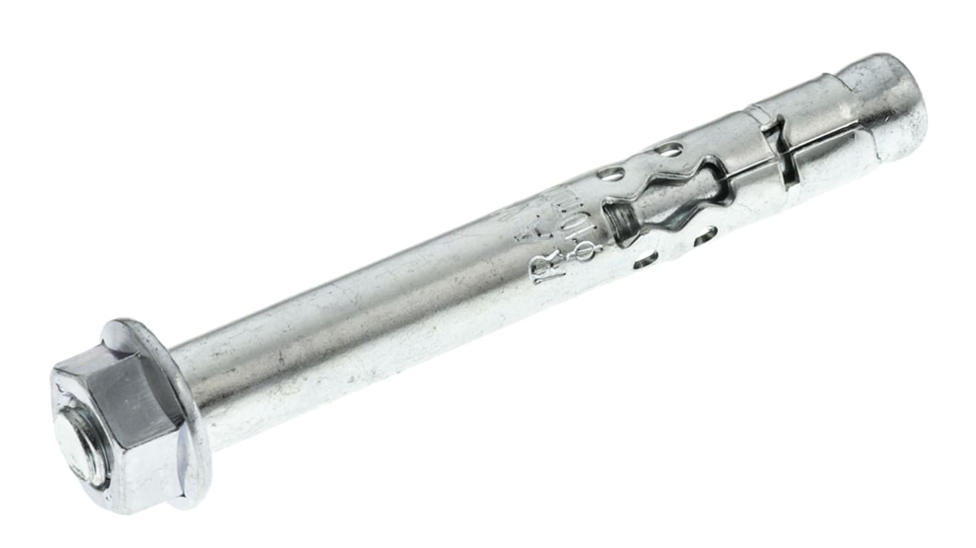 RawlPlug Steel Masonry Anchor M8 x 75mm, 10mm Fixing Hole