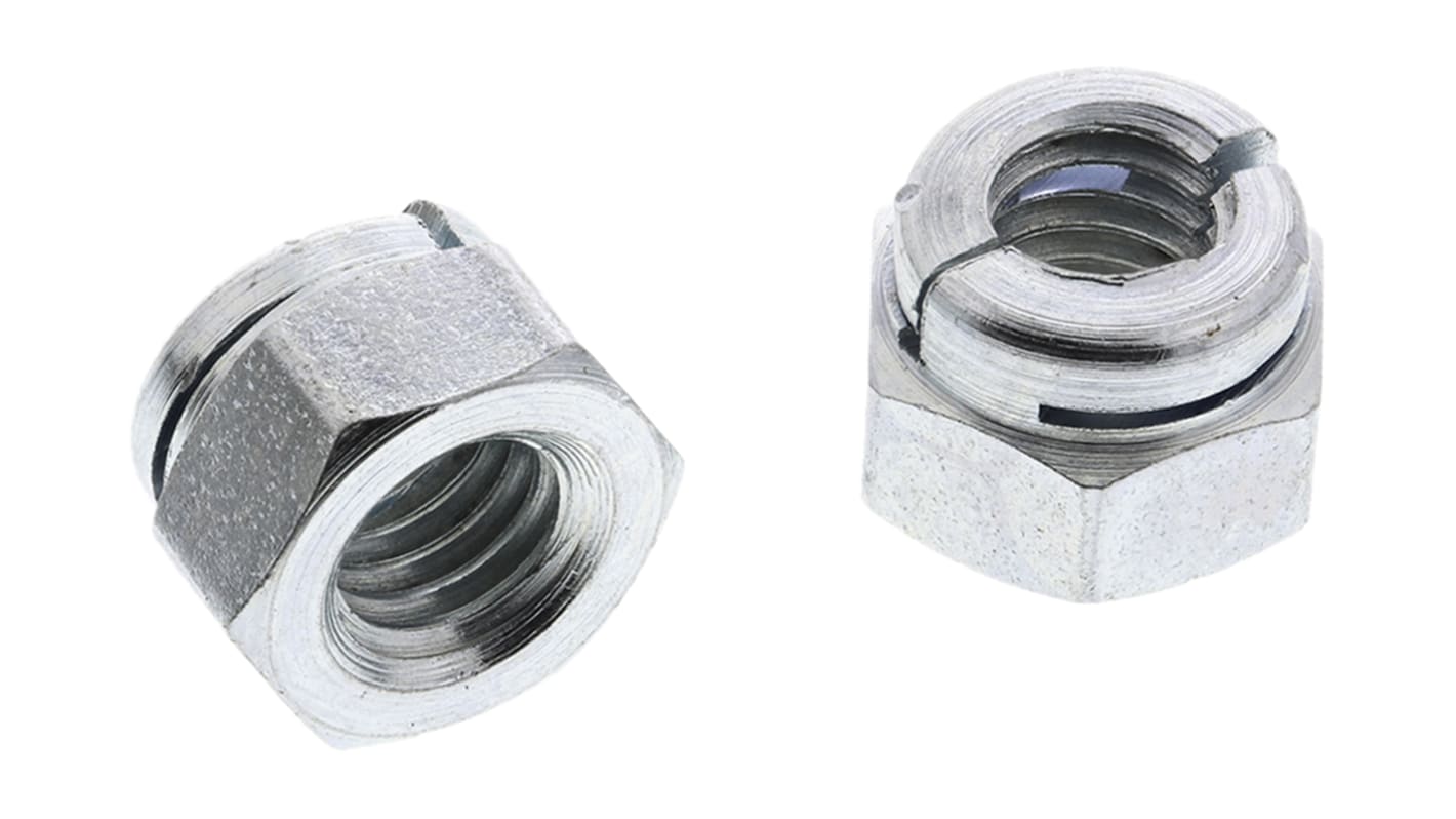 Aerotight, Bright Zinc Plated Steel Lock Nut, M5