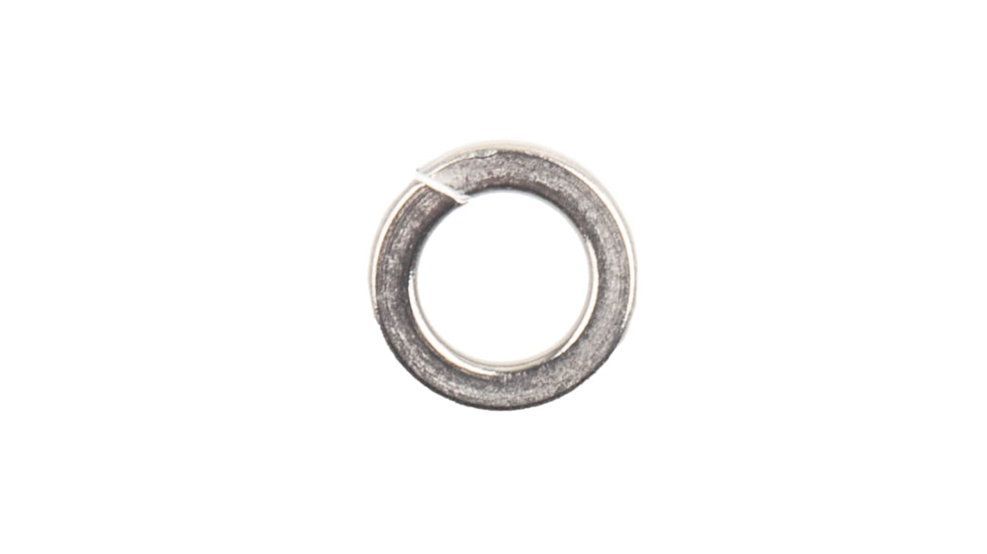 RS PRO A2 304 Stainless Steel Locking Washers, M5, DIN 7980