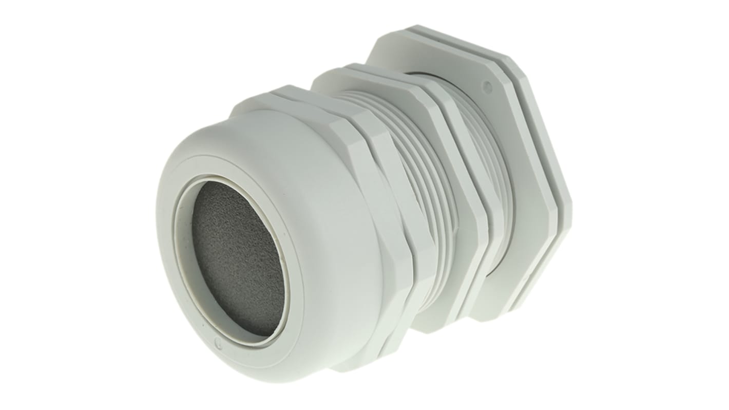 Presse-étoupe SIB WADI-TEC, PG36, en PA 6, Ø 24mm à Ø 34mm, avec contre-écrous, IP68